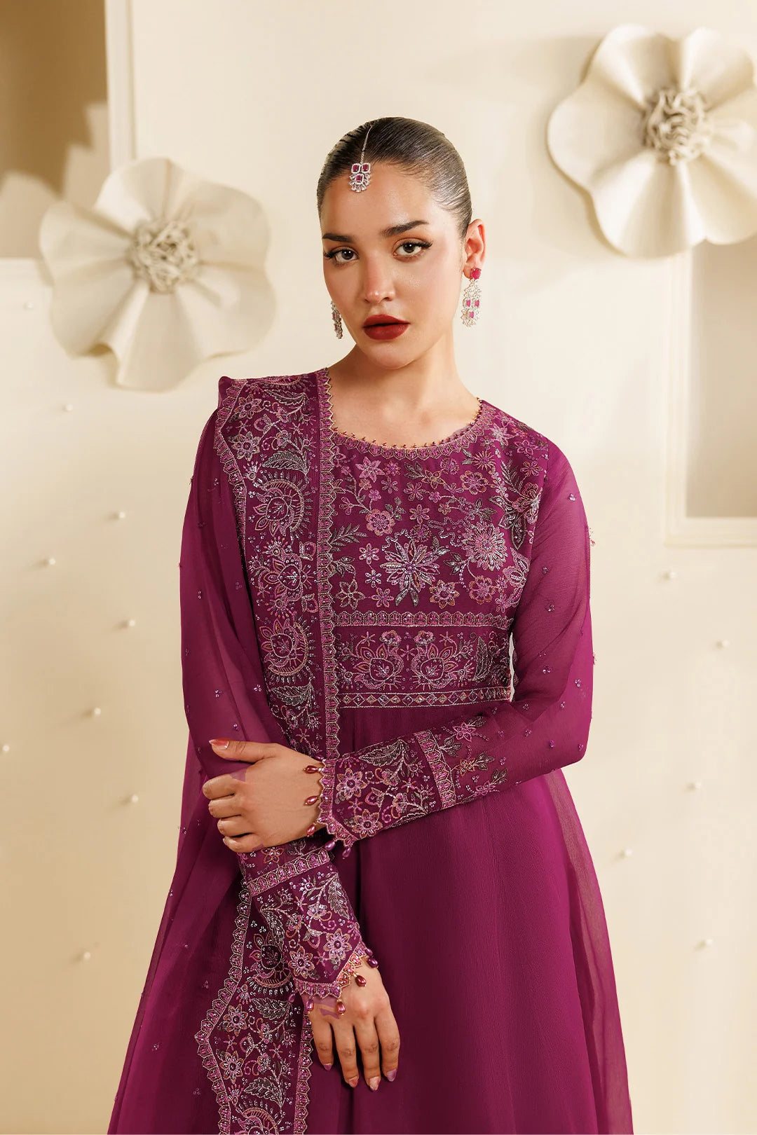 Sireine by Alizeh unstitched festive and luxury chiffon | AF-CH-2293-Rubyra