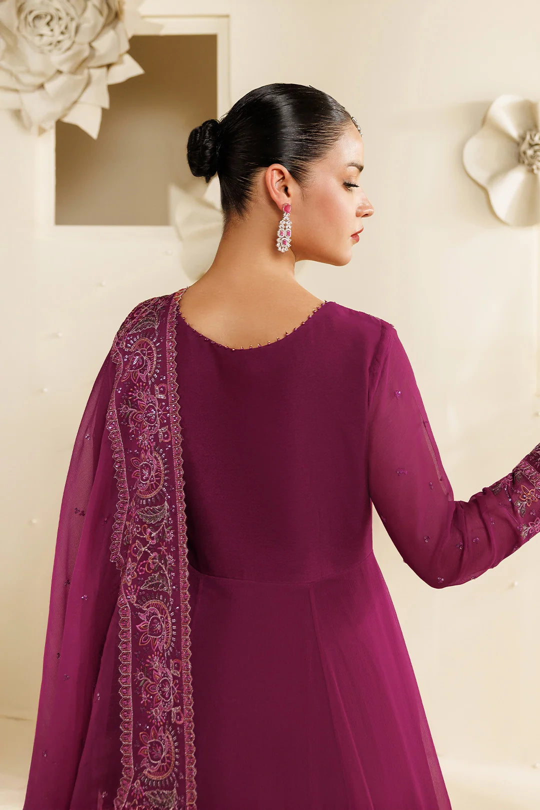 Sireine by Alizeh unstitched festive and luxury chiffon | AF-CH-2293-Rubyra