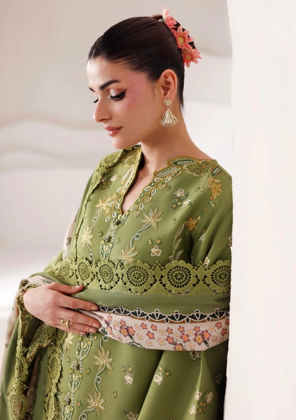 Olive Green-00269 | SERAPHINE BY NAQSH WINTER EDIT 26