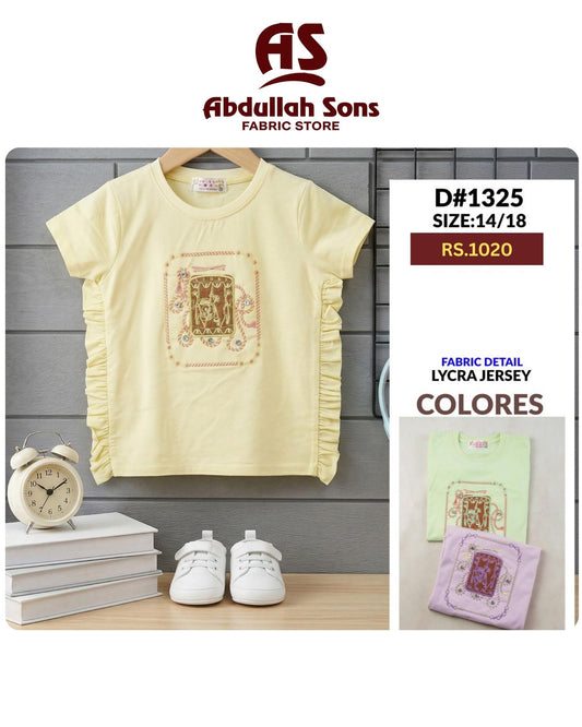 Fashionable Girls T-Shirt – Trendy & Comfortable Outfit K-27 size 14 to 18