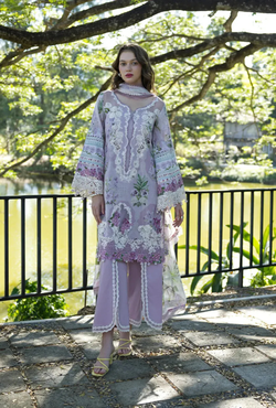 8A JULLETTE | Embroidered Lawn 3 Piece Unstitched Suit
