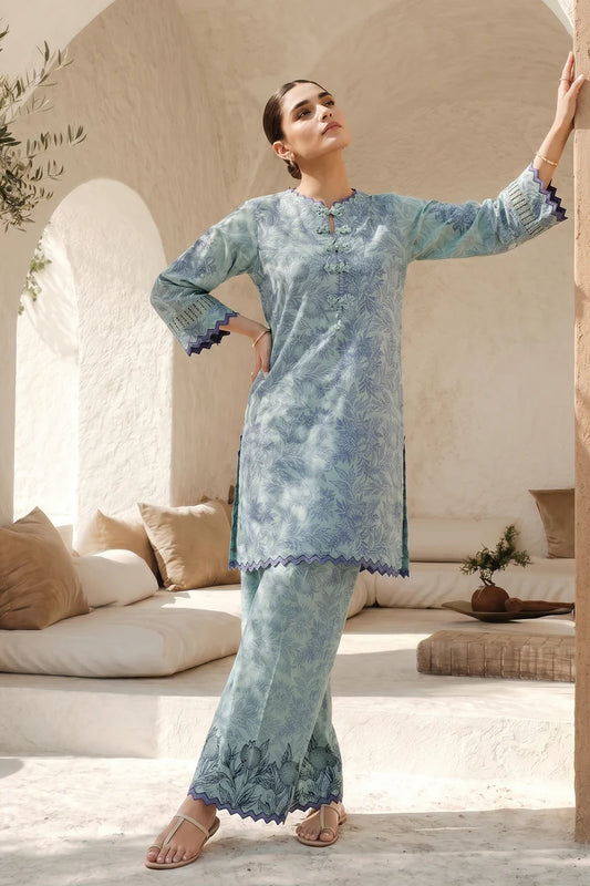 Mint Canopy - Sahar Neutral Edit 2 Pc Printed Unstitched
