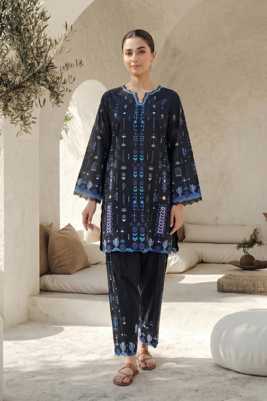 Nocturne Atlas - sahar neutral edit 2 pc printed unstitched