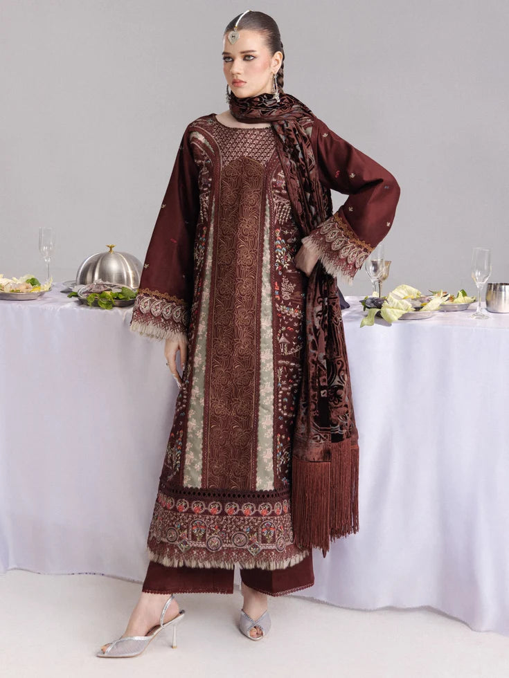 Panache 2026 Collection by Parishay - CHE-15 | 3 PC CORDUROY