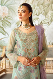 M-1204 | Ramsha Minhal Organza Collection Vol 12