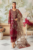 M-1201 | Ramsha Minhal Organza Collection Vol 12