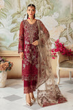 M-1201 | Ramsha Minhal Organza Collection Vol 12