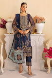 M-1209 | Ramsha Minhal Organza Collection Vol 12