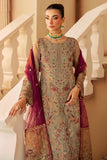 M-1208 | Ramsha Minhal Organza Collection Vol 12