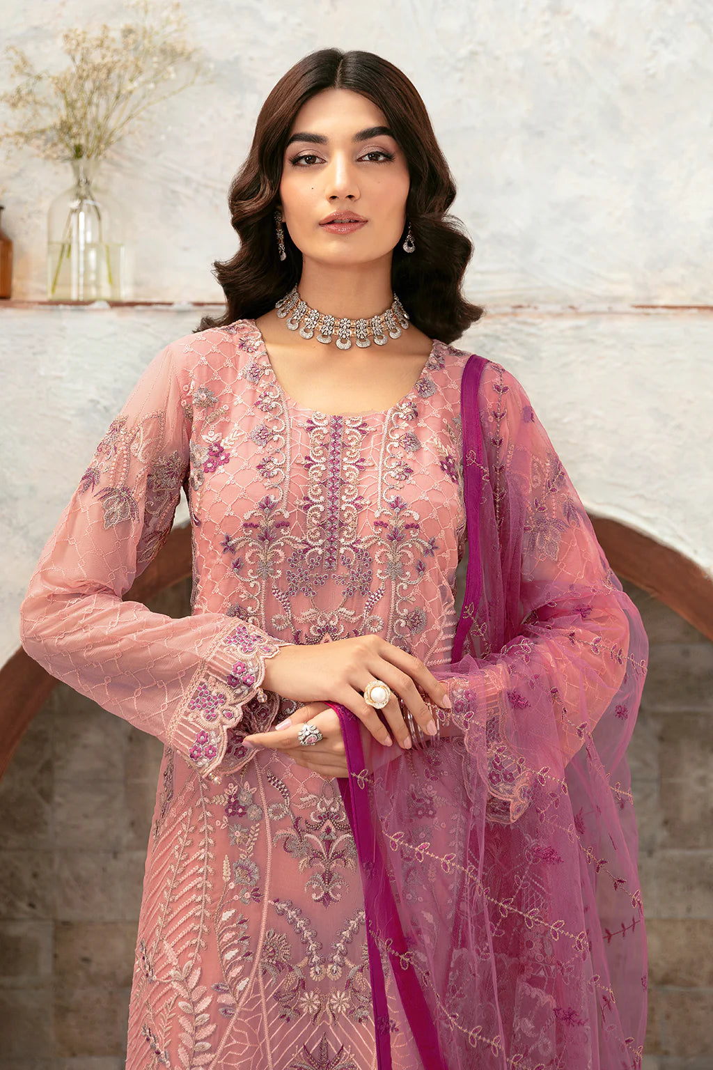 D-1201 | Rangoon by Ramsha chiffon collection Vol 12