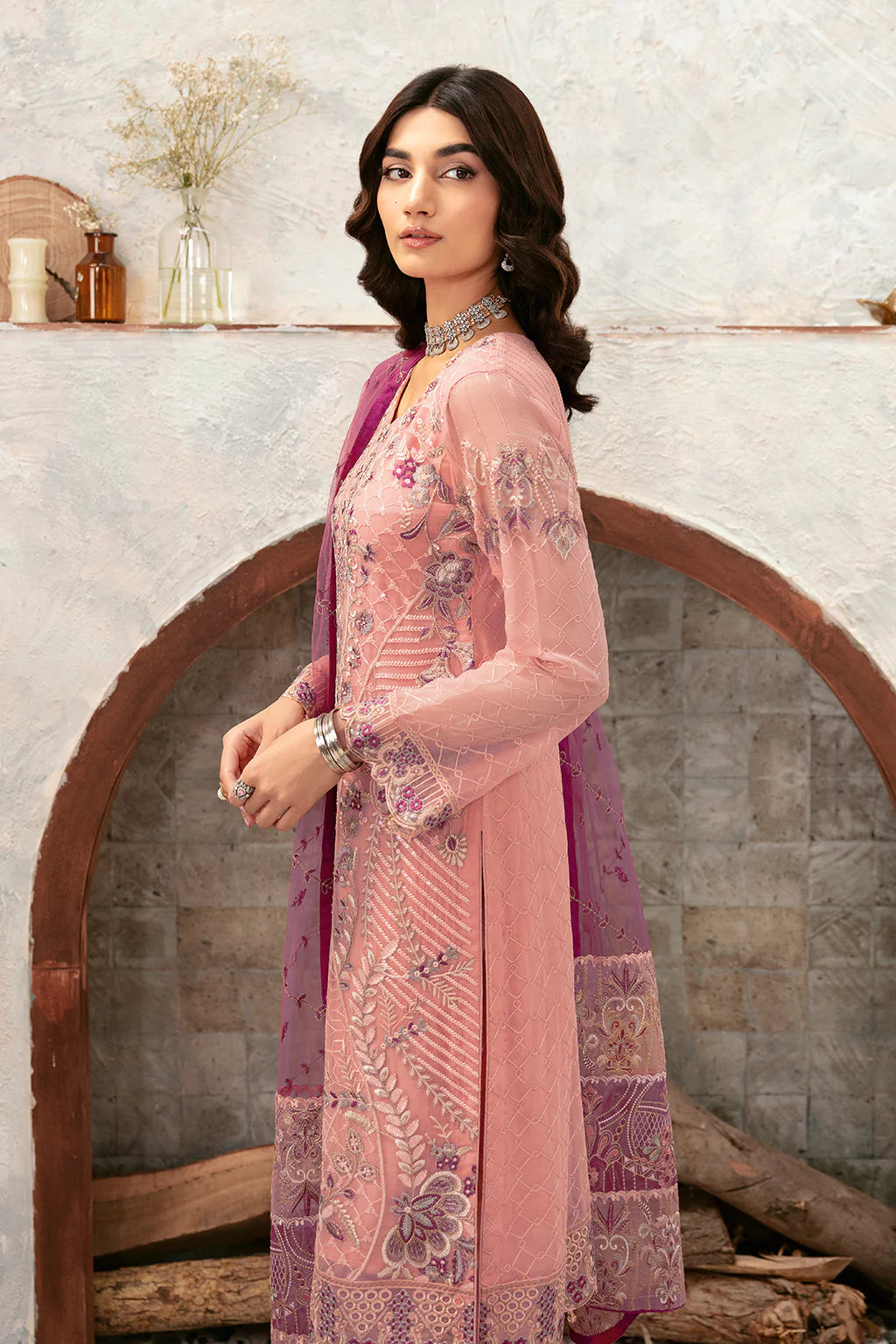 D-1201 | Rangoon by Ramsha chiffon collection Vol 12