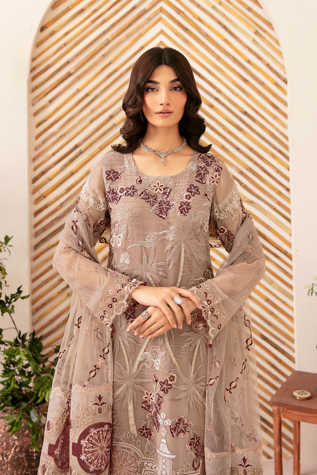 D-1206 | Rangoon by Ramsha chiffon collection Vol 12