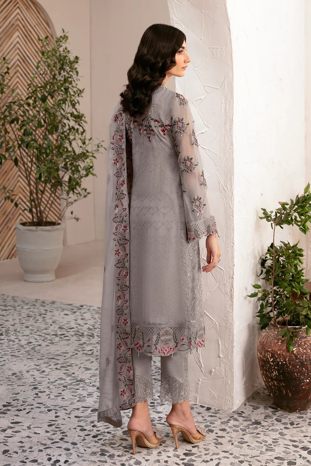 D-1210 | Rangoon by Ramsha chiffon collection Vol 12