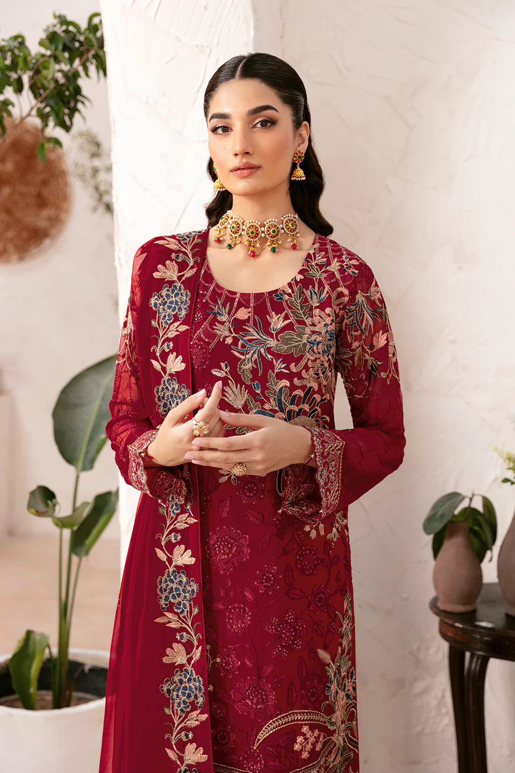 D-1205 | Rangoon by Ramsha chiffon collection Vol 12