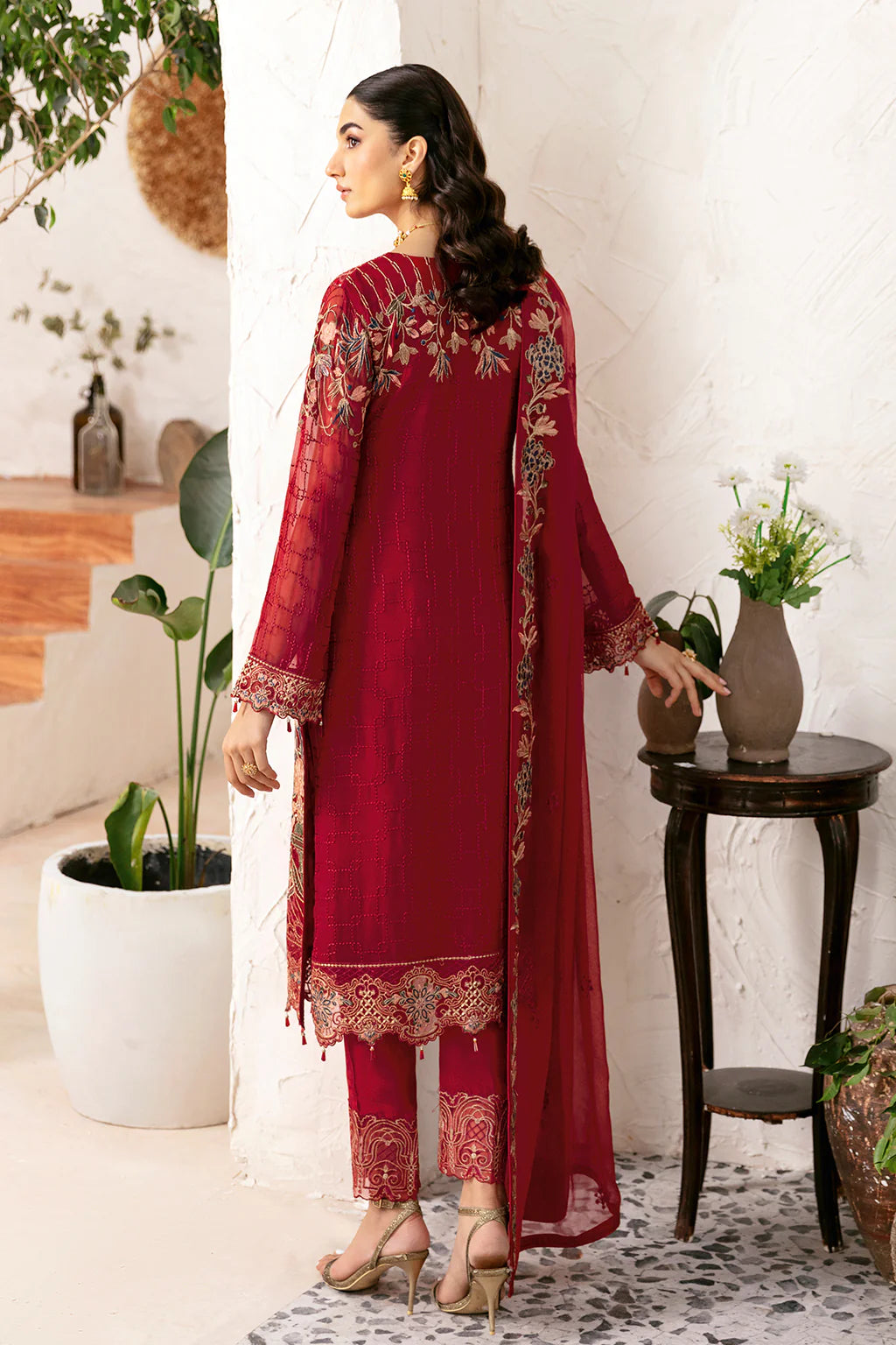 D-1205 | Rangoon by Ramsha chiffon collection Vol 12
