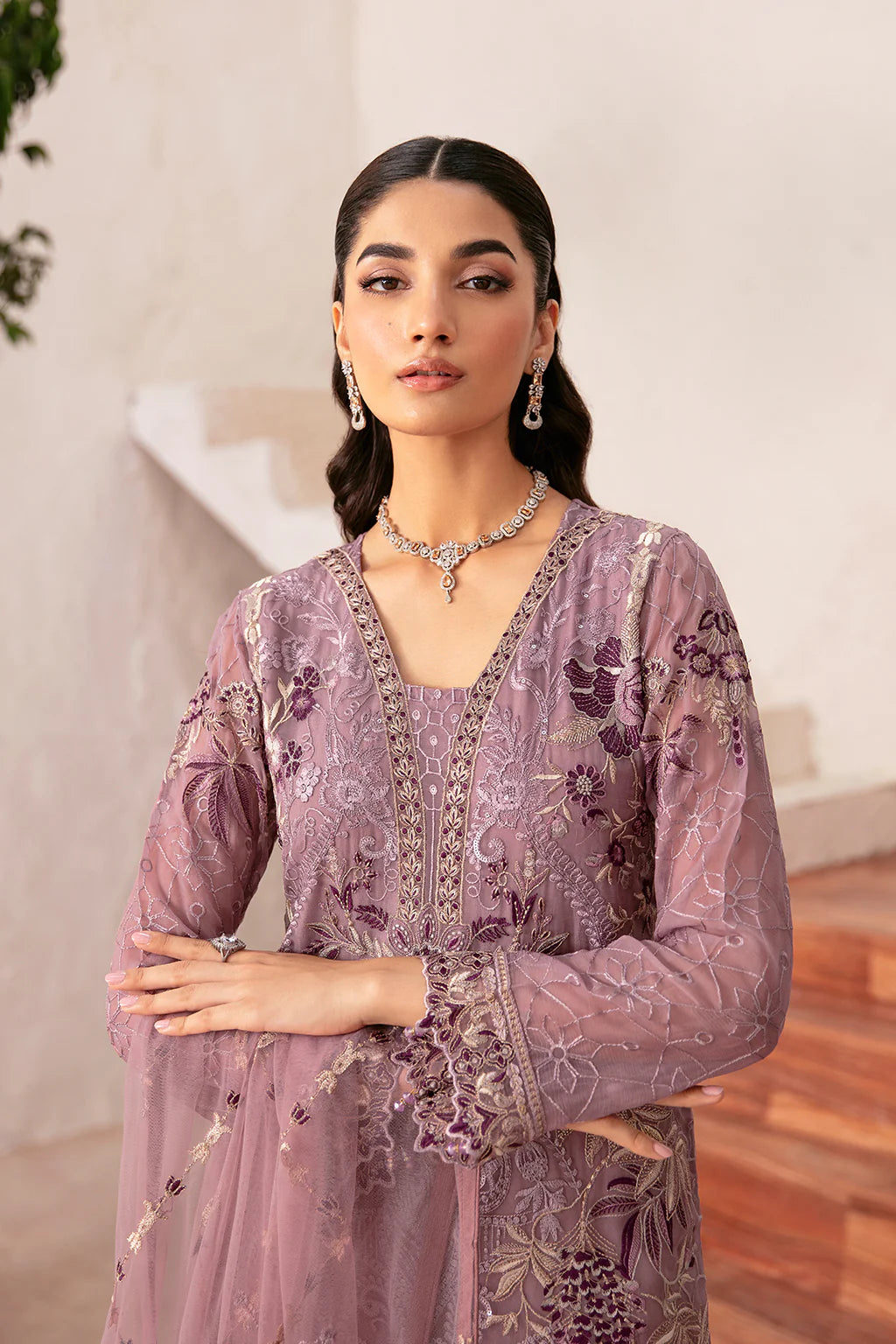 D-1208 | Rangoon by Ramsha chiffon collection Vol 12