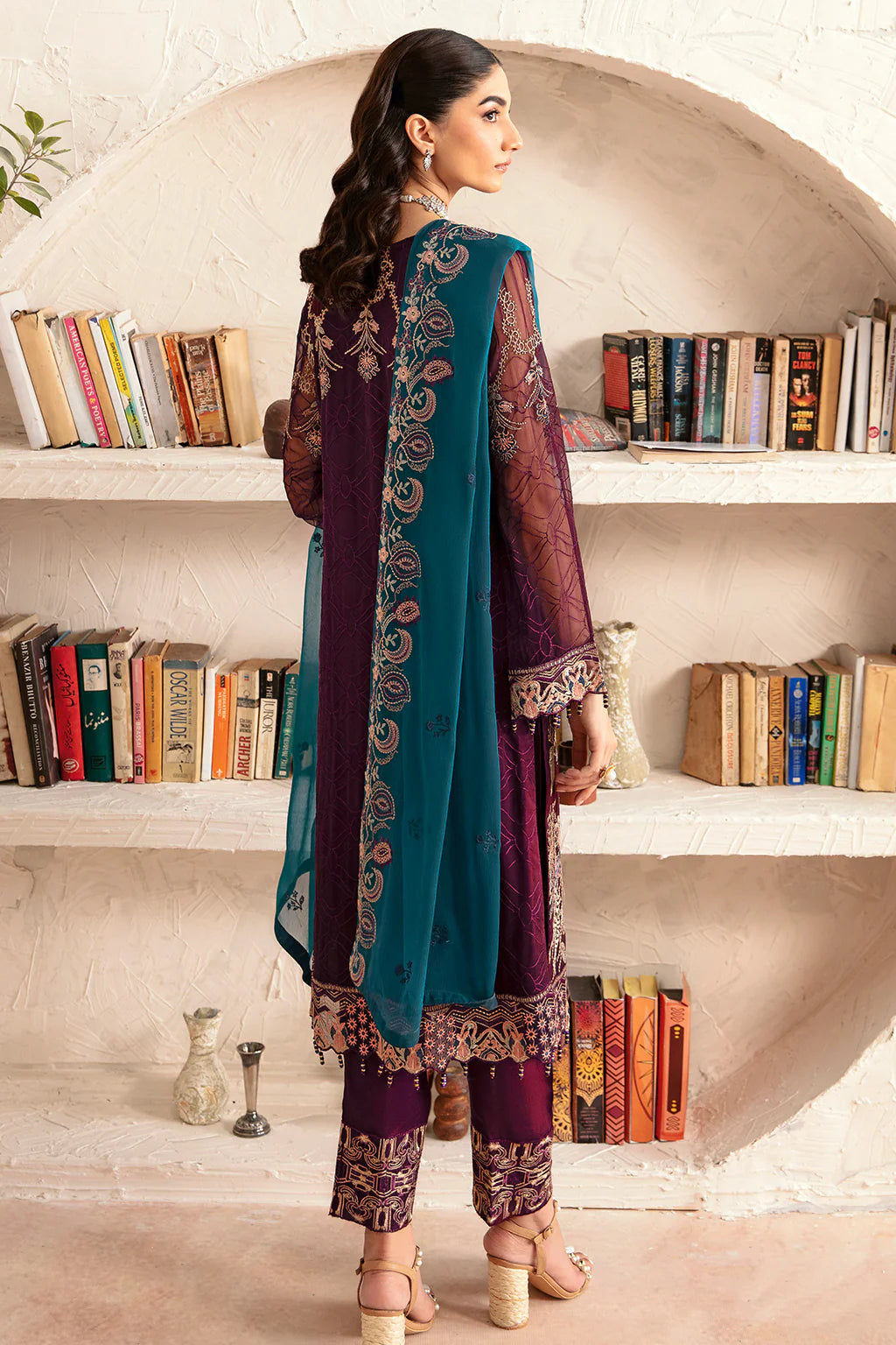 D-1211 | Rangoon by Ramsha chiffon collection Vol 12