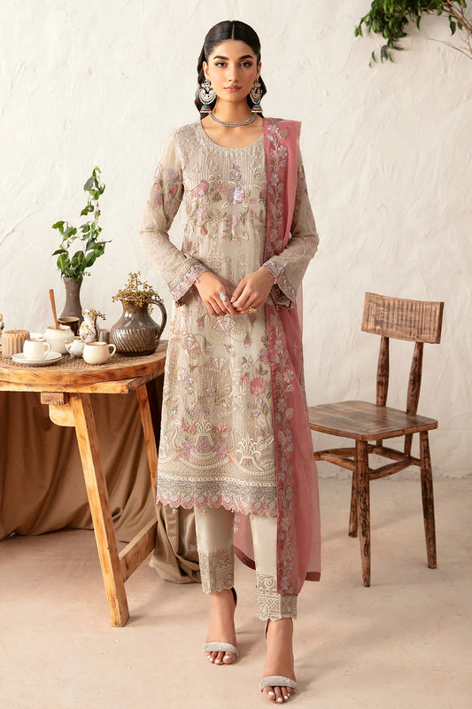 D-1212 | Rangoon by Ramsha chiffon collection Vol 12