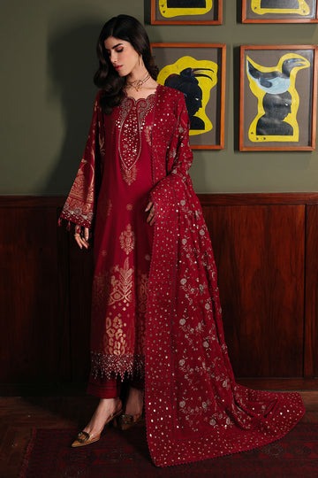 Nureh NE-225 – Exclusive Jacquard Unstitched Lawn Suit - Embroidered 3 Piece Summer Collection