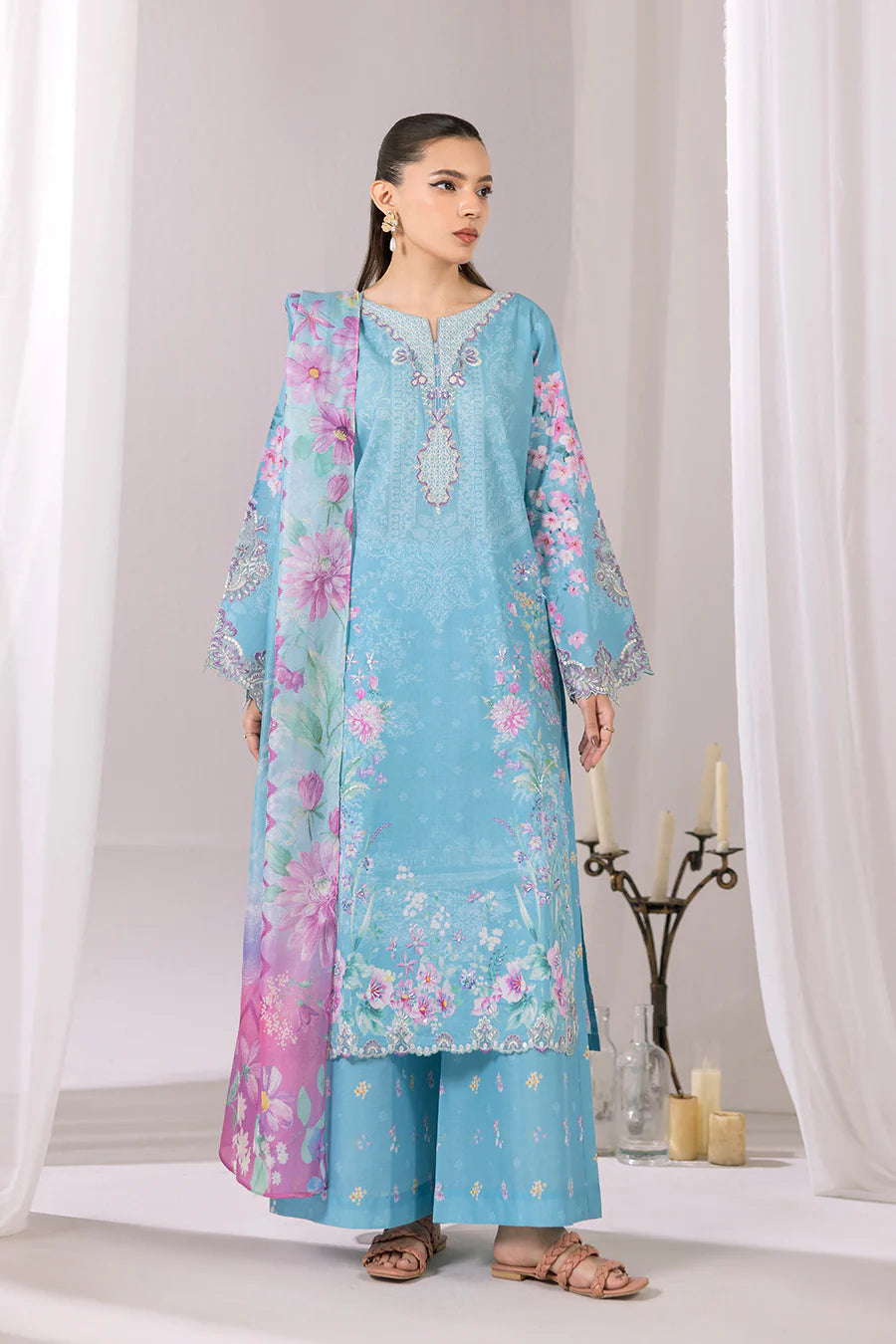 Jasmine - Zeenat Printed Luxury Pret ( 3Pcs )