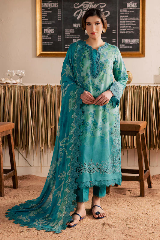 NSG-221 NUREH | EMBROIDERED AND PRINTED LAWN