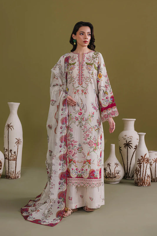 Rosie - Zeenat Printed Luxury Pret ( 3Pcs )
