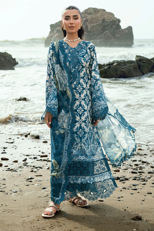 NSG-204 NUREH | EMBROIDERED AND PRINTED LAWN