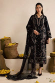Nureh NE-221 – Luxury Embroidered Lawn Karandi 3 Piece Unstitched Suit | Chiffon Dupatta