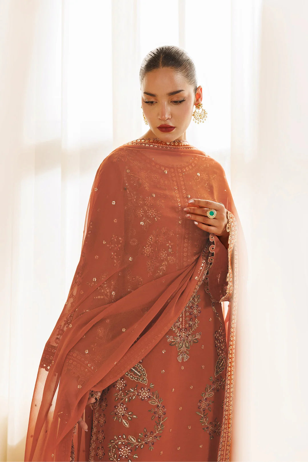 Sireine by Alizeh unstitched festive and luxury chiffon | AF-CH-2298-Glimmer