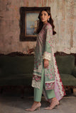 Sahar Winter '25 - Aurora Bloom (Green) Embroidered & Printed Cotton Viscose Suit