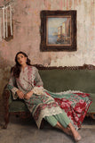 Sahar Winter '25 - Aurora Bloom (Green) Embroidered & Printed Cotton Viscose Suit