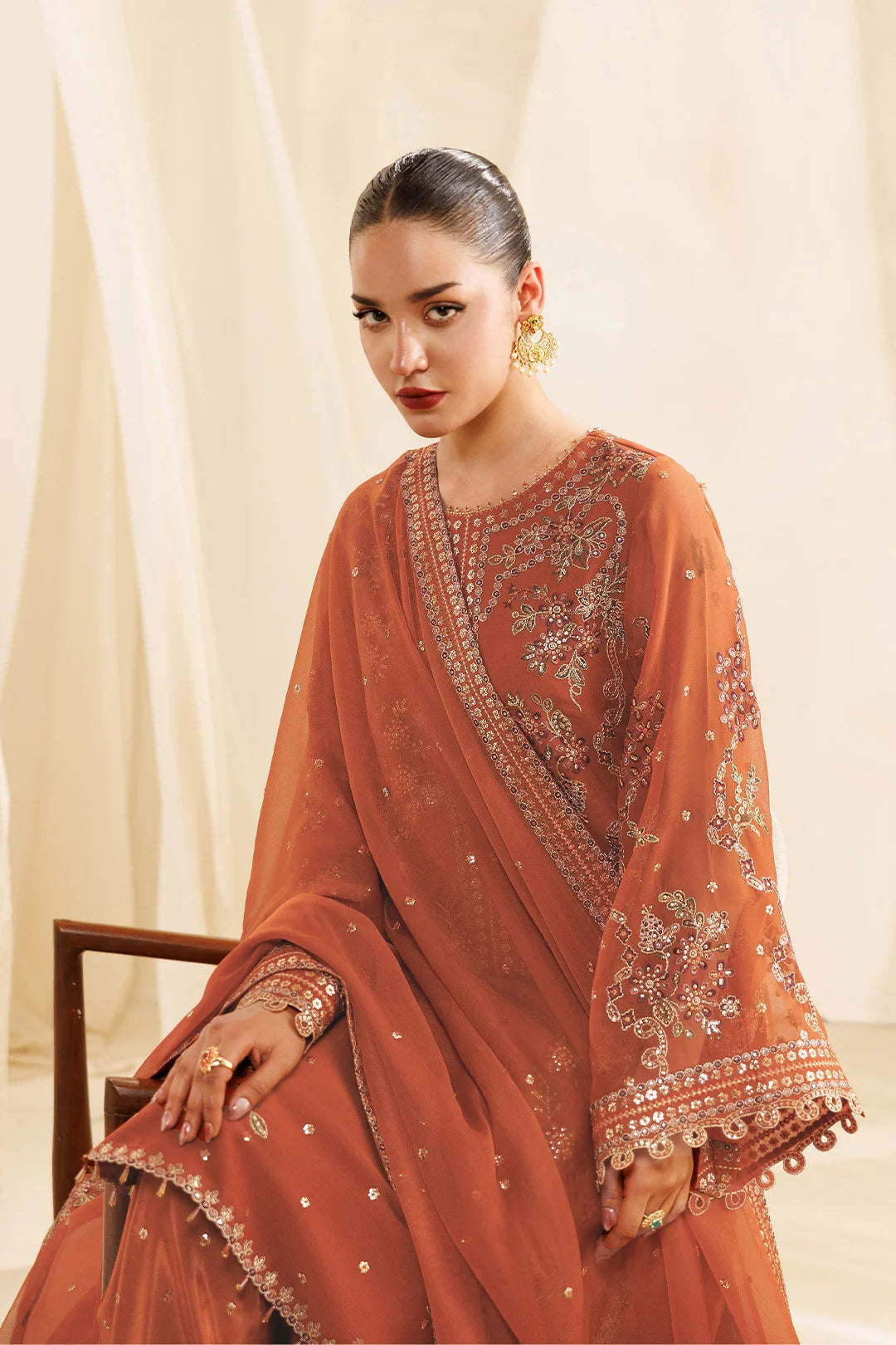 Sireine by Alizeh unstitched festive and luxury chiffon | AF-CH-2298-Glimmer