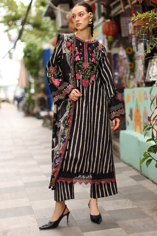 CCW7-11 | Combination By Charizma 3-PC Unstitched Embroidered Linen Collection