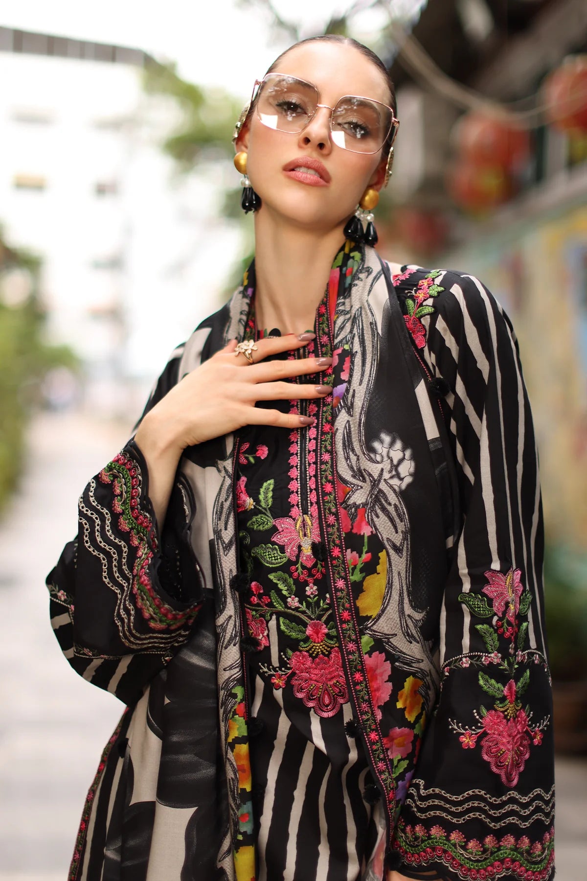 CCW7-11 | Combination By Charizma 3-PC Unstitched Embroidered Linen Collection