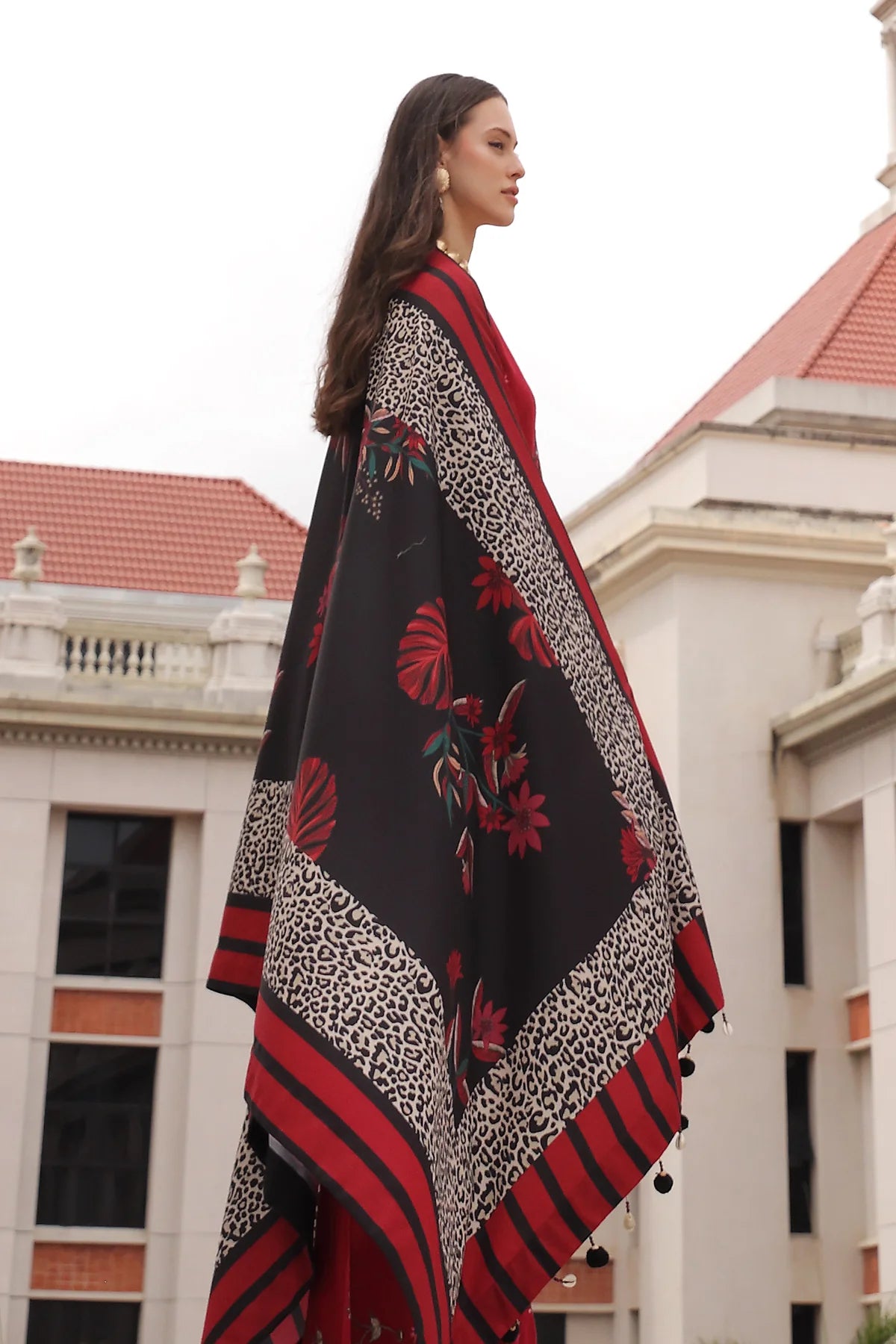 Poshima Embroidered Peach Leather Collection Vol 3 | PSW6-20