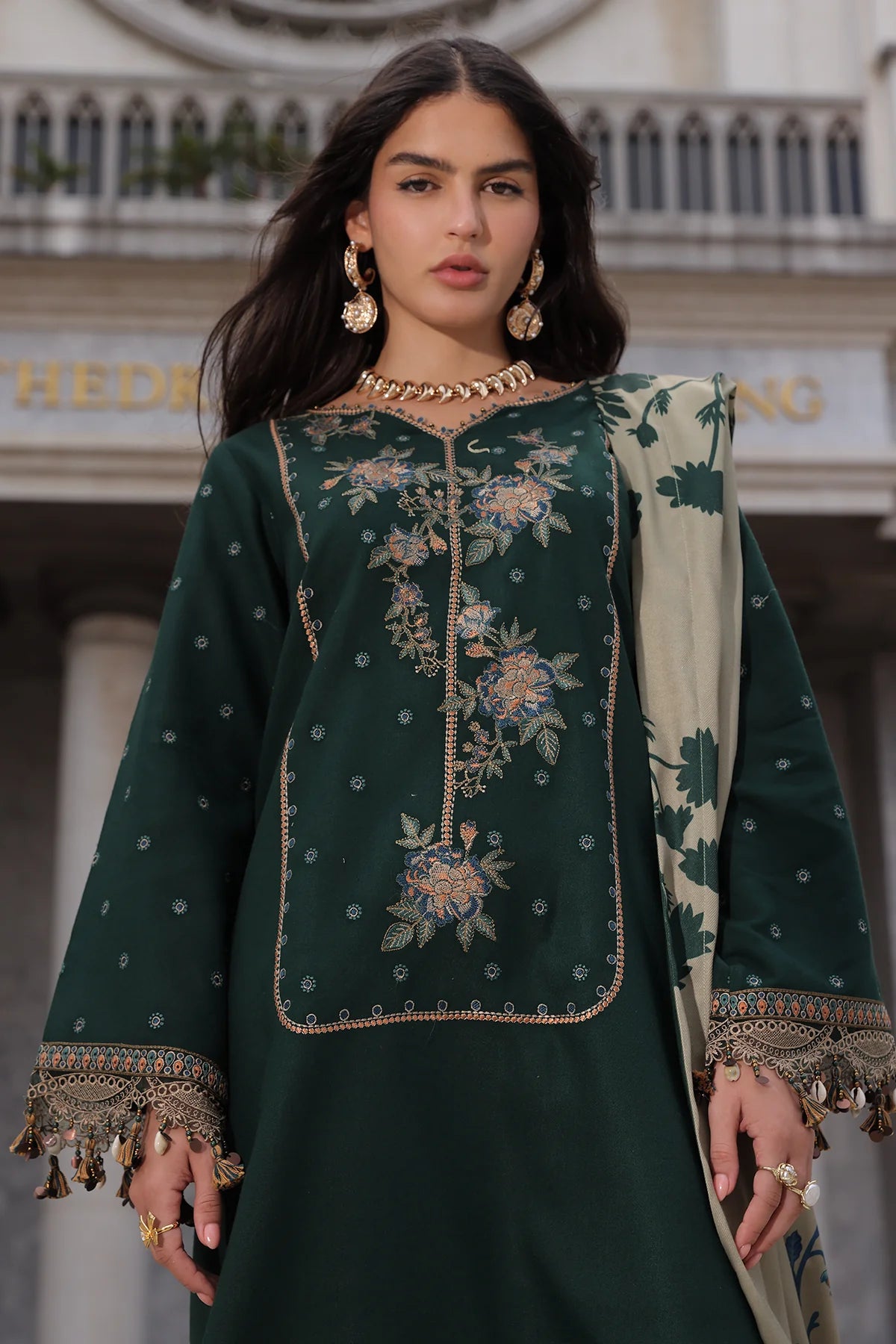 Poshima Embroidered Peach Leather Collection Vol 3 | PSW6-24