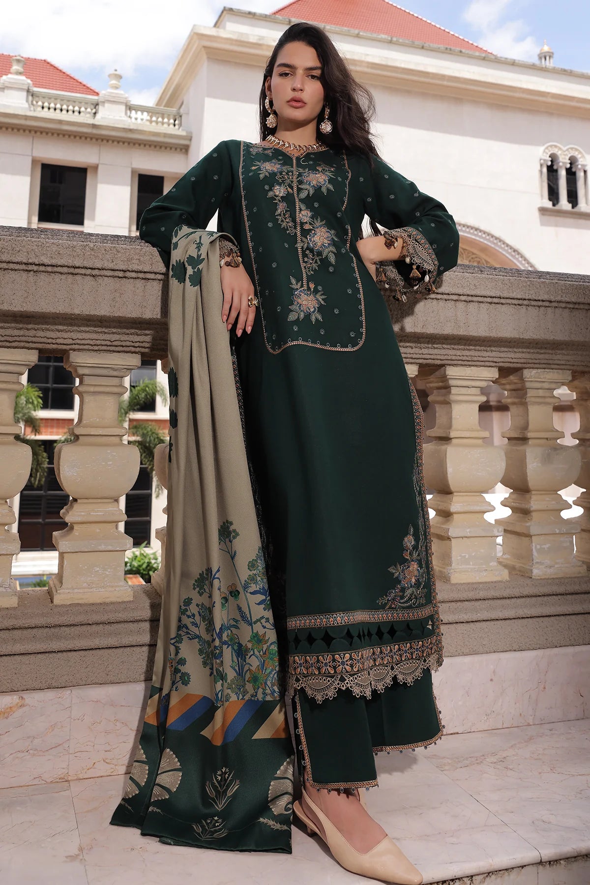 Poshima Embroidered Peach Leather Collection Vol 3 | PSW6-24