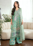 Mushq Sham Shandaar Embroidered Chiffon Unstitched 3Pc Suit MSS 4
