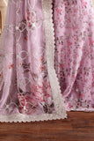 Zarif Siraya Printed Formal Unstitched 3Pc Chiffon Suit - HINNA
