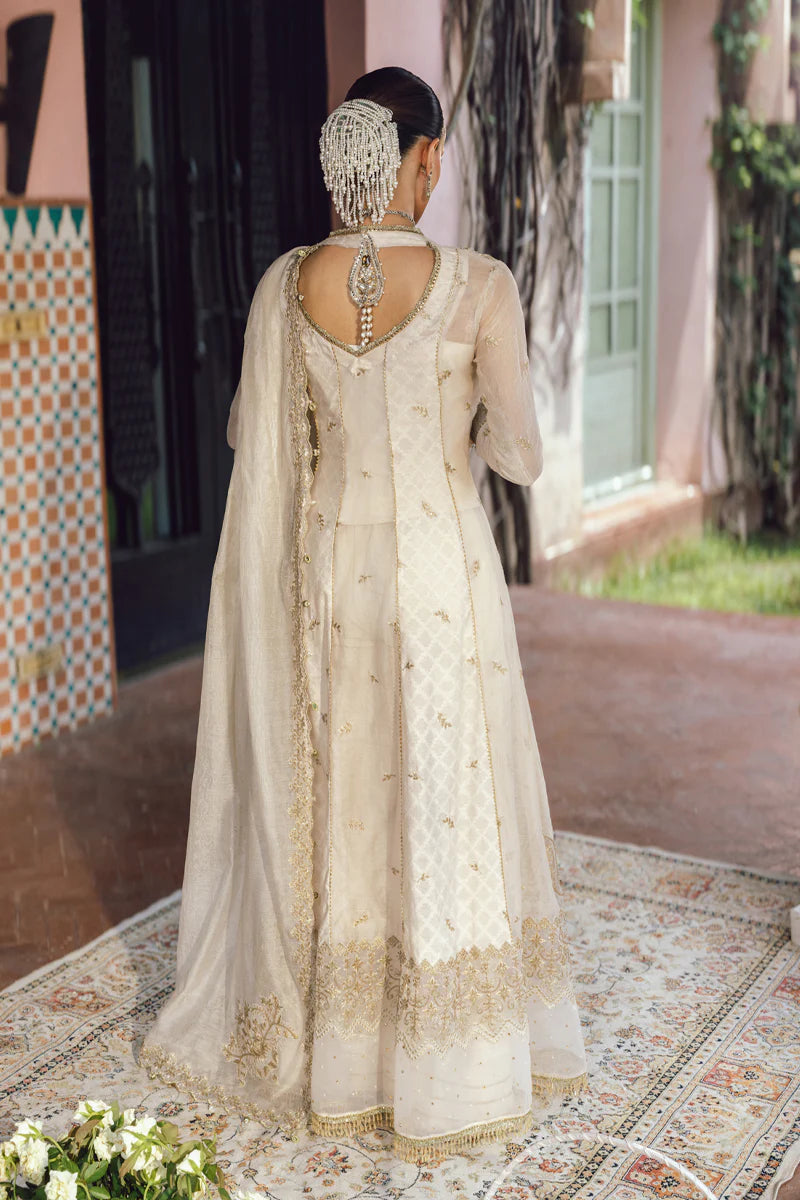 Neha - Off White Handwork Embroidered Luxury Formal Unstitched Suit | Rang Rasiya