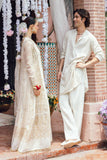 Neha - Off White Handwork Embroidered Luxury Formal Unstitched Suit | Rang Rasiya
