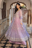 Rang Rasiya  by CHIFFON FORMALS Basma - Crystal Lilac Embroidered Chiffon Formal Suit (Unstitched 3-Piece)