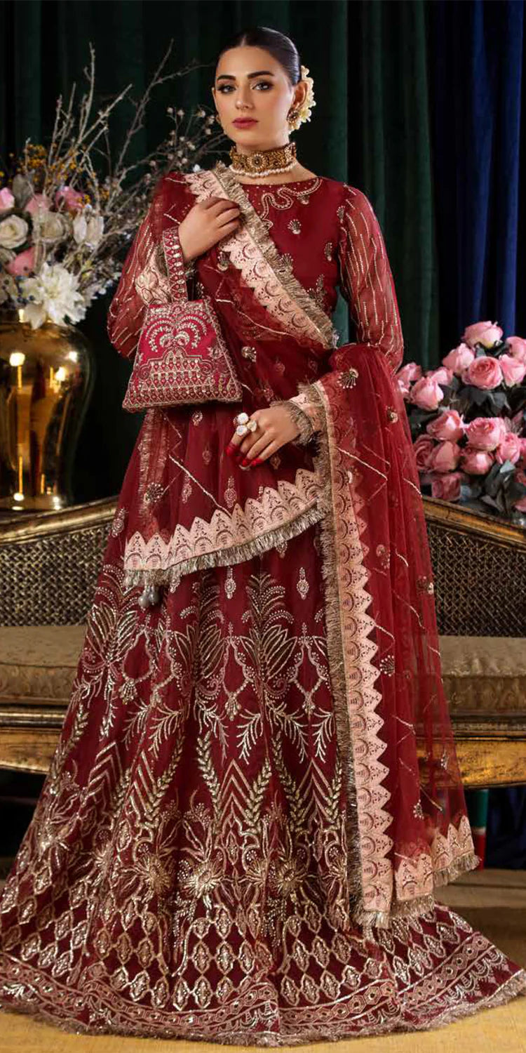 Riaz Arts  Unstitched Luxury Organza Formal Suit