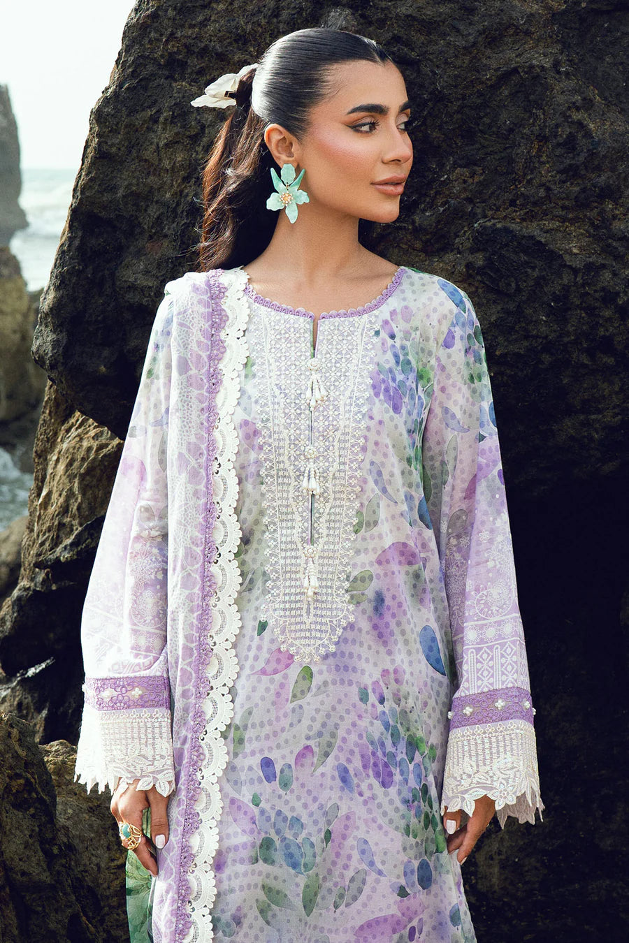 NSG-200 NUREH | EMBROIDERED AND PRINTED LAWN