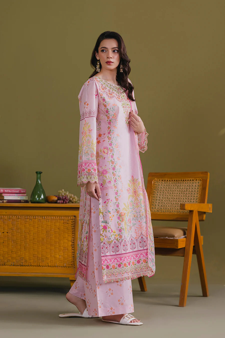 Ember - Zeenat Printed Luxury Pret ( 3Pcs )