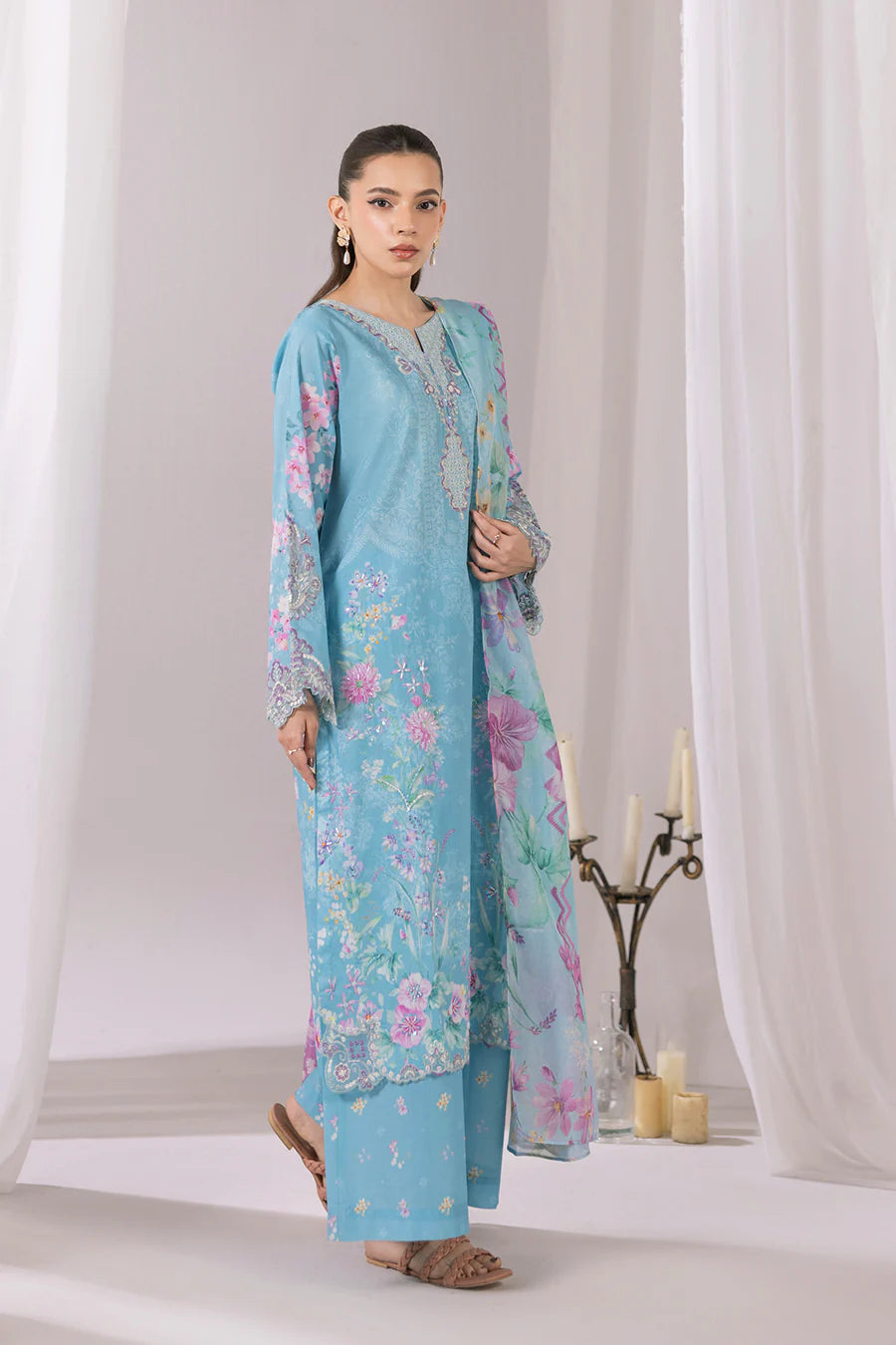 Jasmine - Zeenat Printed Luxury Pret ( 3Pcs )