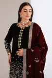NUREH Maya Embroidered Velvet Unstitched 3Pc Suit NW-113