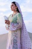 Nureh Aman NE-228 – Embroidered Laser Cut Lawn 3 Piece Unstitched Suit.