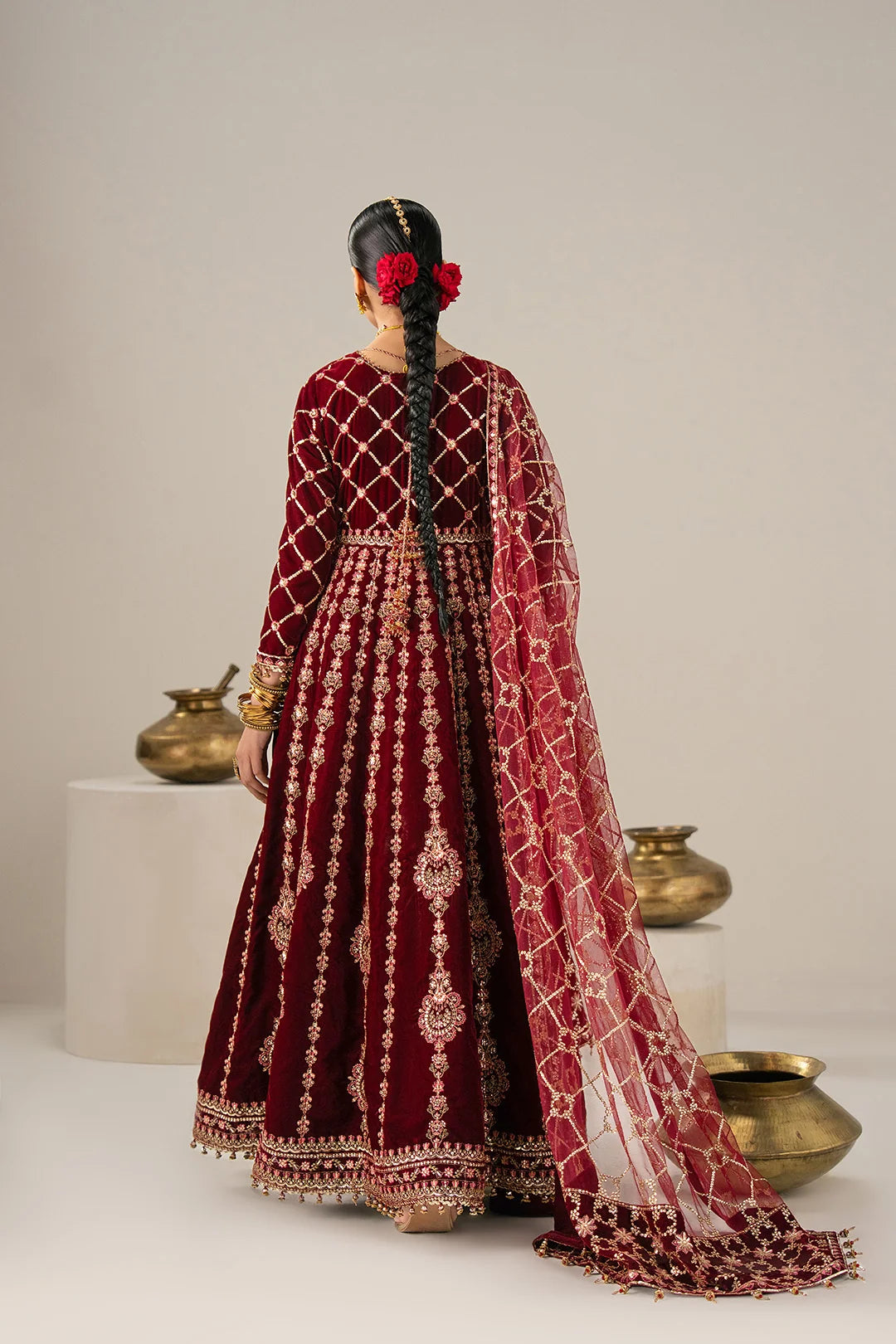 Virsa Velvet Edit By Alizeh | AF-VLT-2284-Gajra