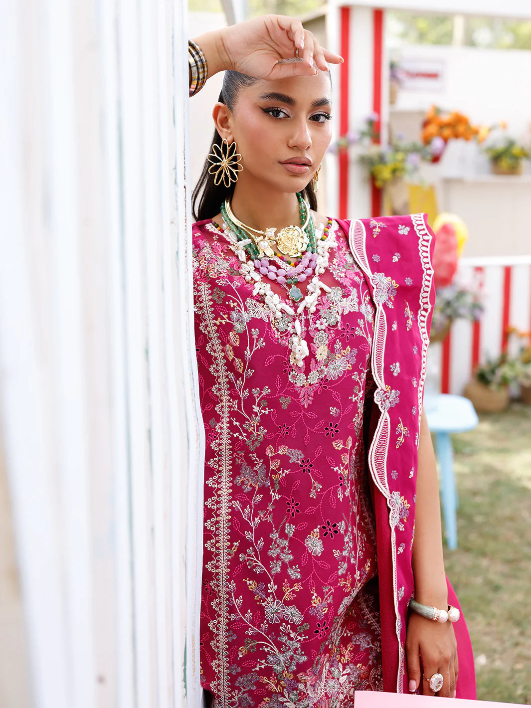 35 - B | 3 PC Luxury Lawn - BIN ILYAS